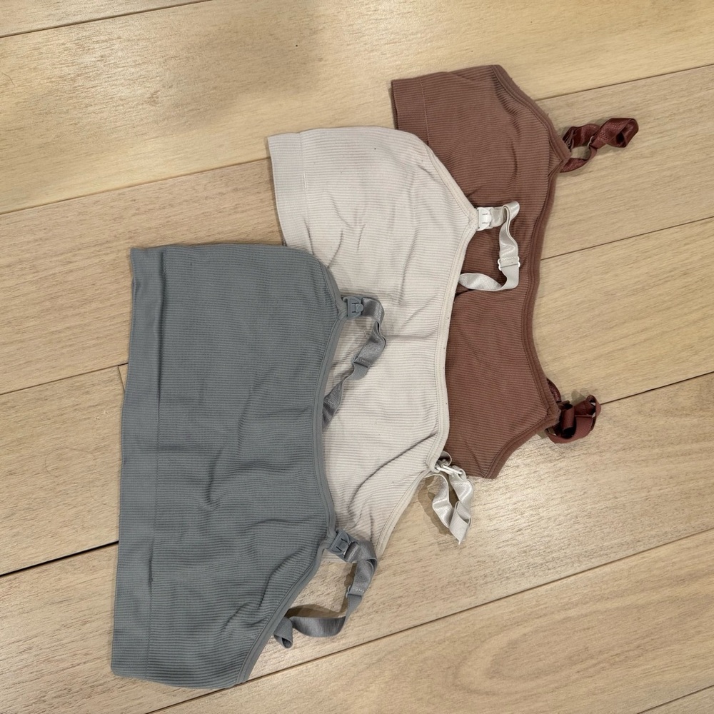 Assorted Color Nursing Bra Set
